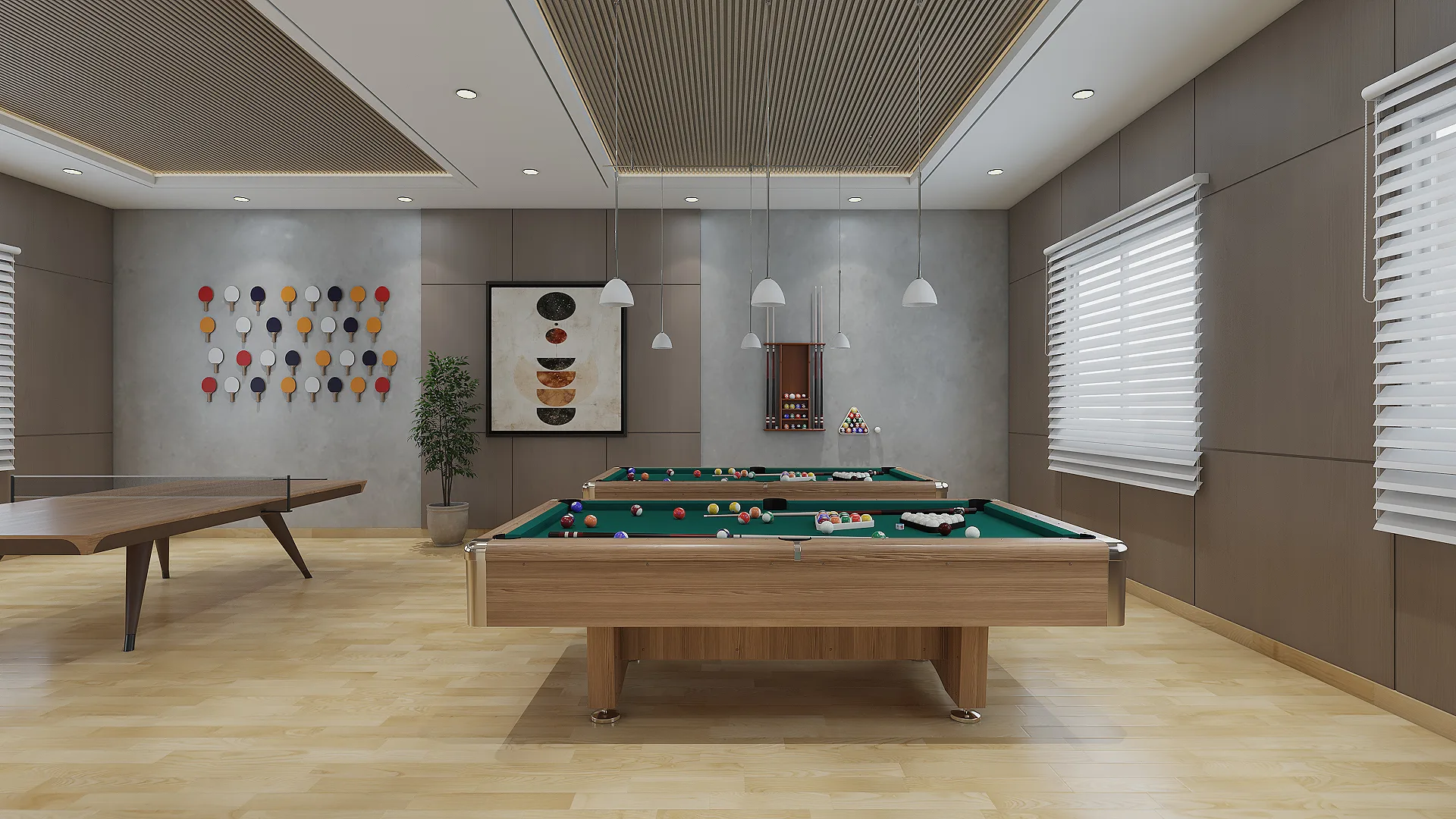 Billiards Room – Luxury Villa Amenity