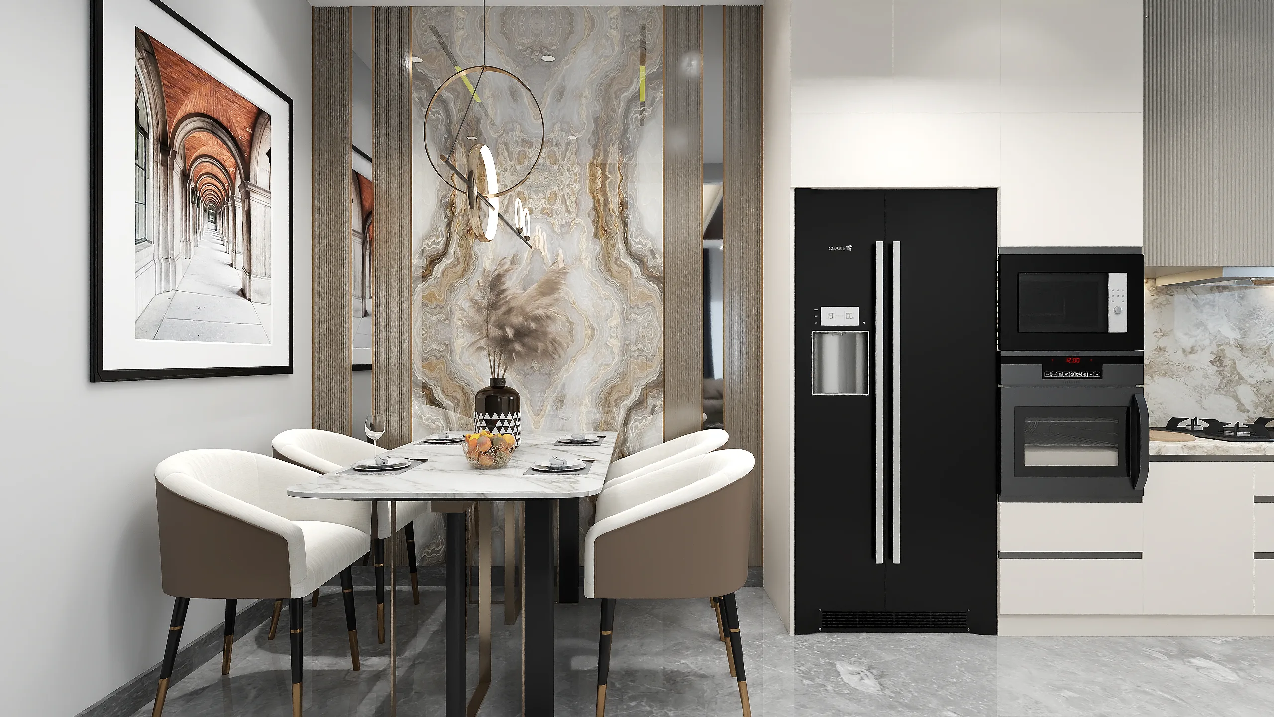 Elegant Dining Area – Luxury Villa Interior