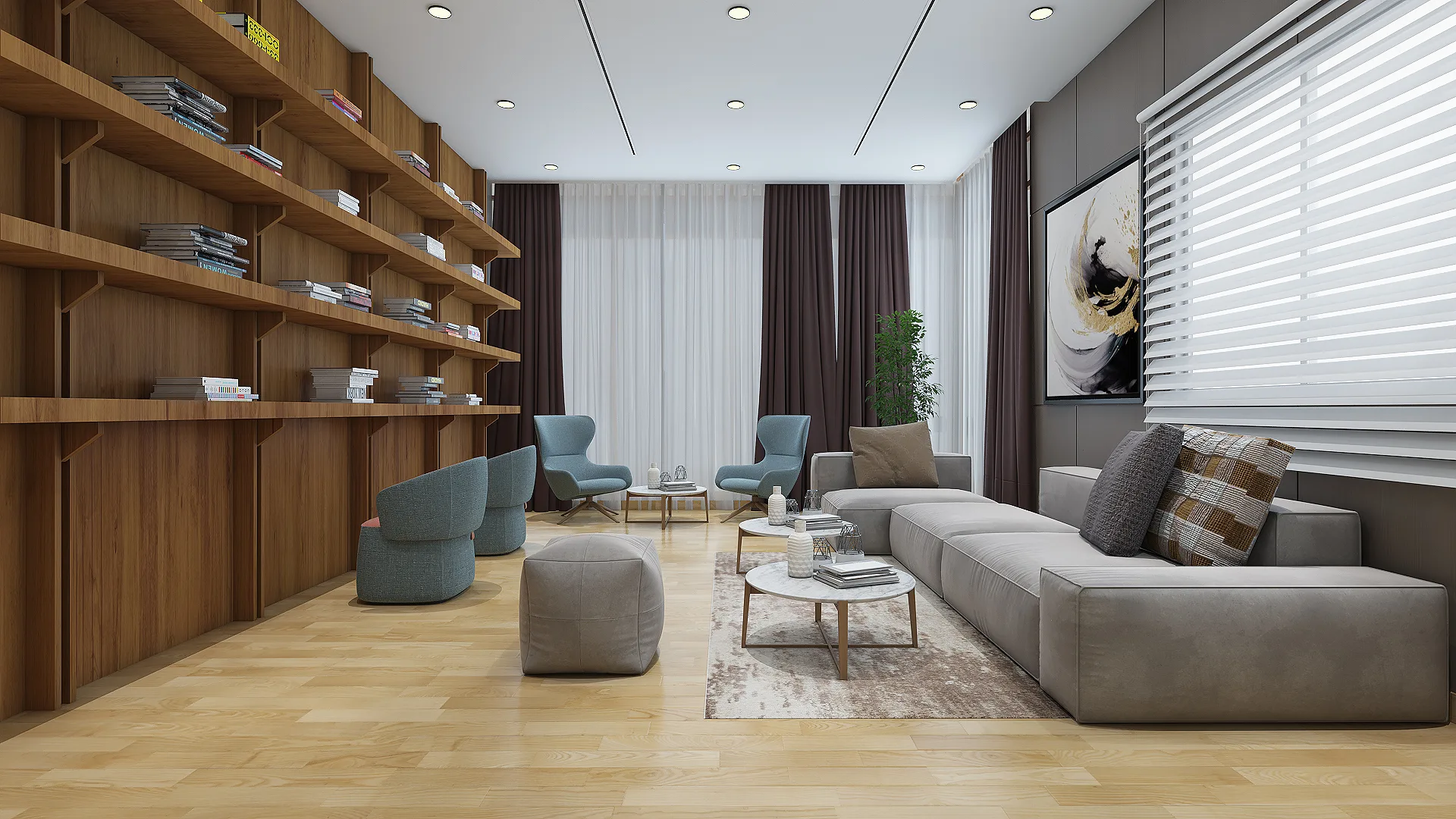 Library – Premium Villa Amenities