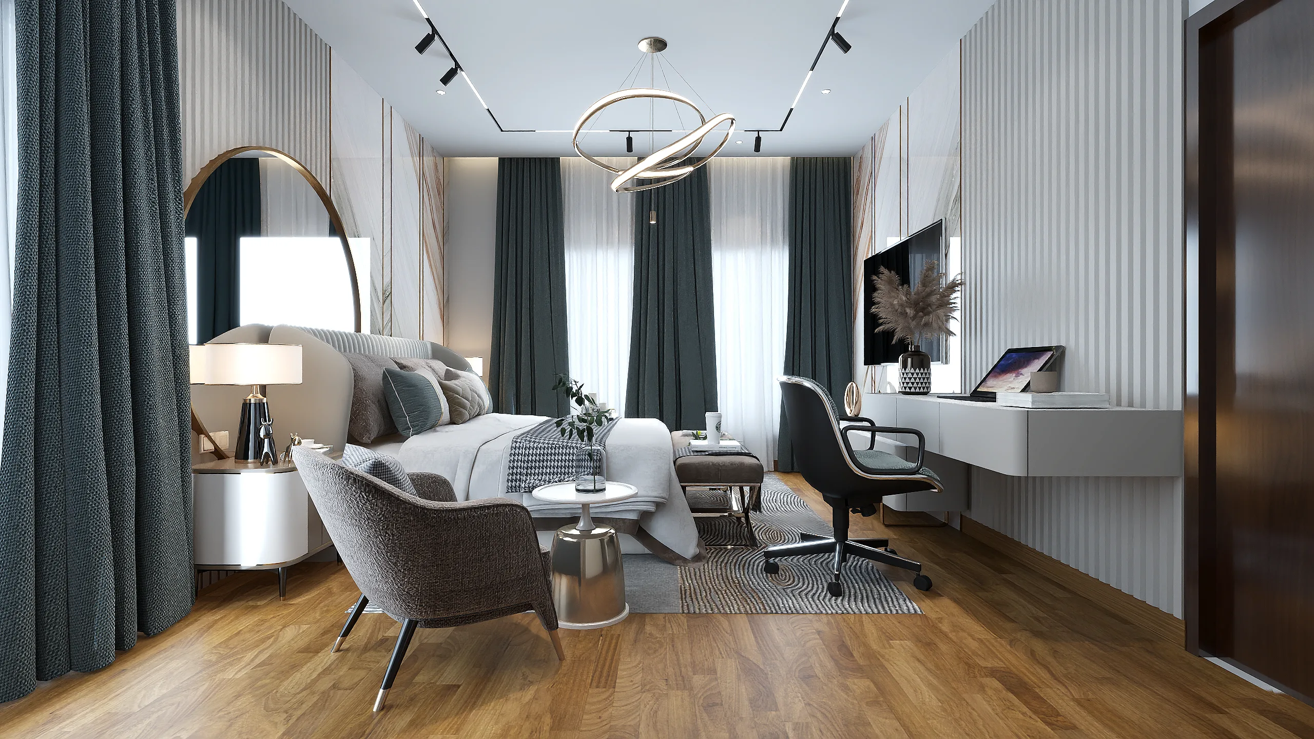Master Bedroom Suite – Luxury Villa Bangalore