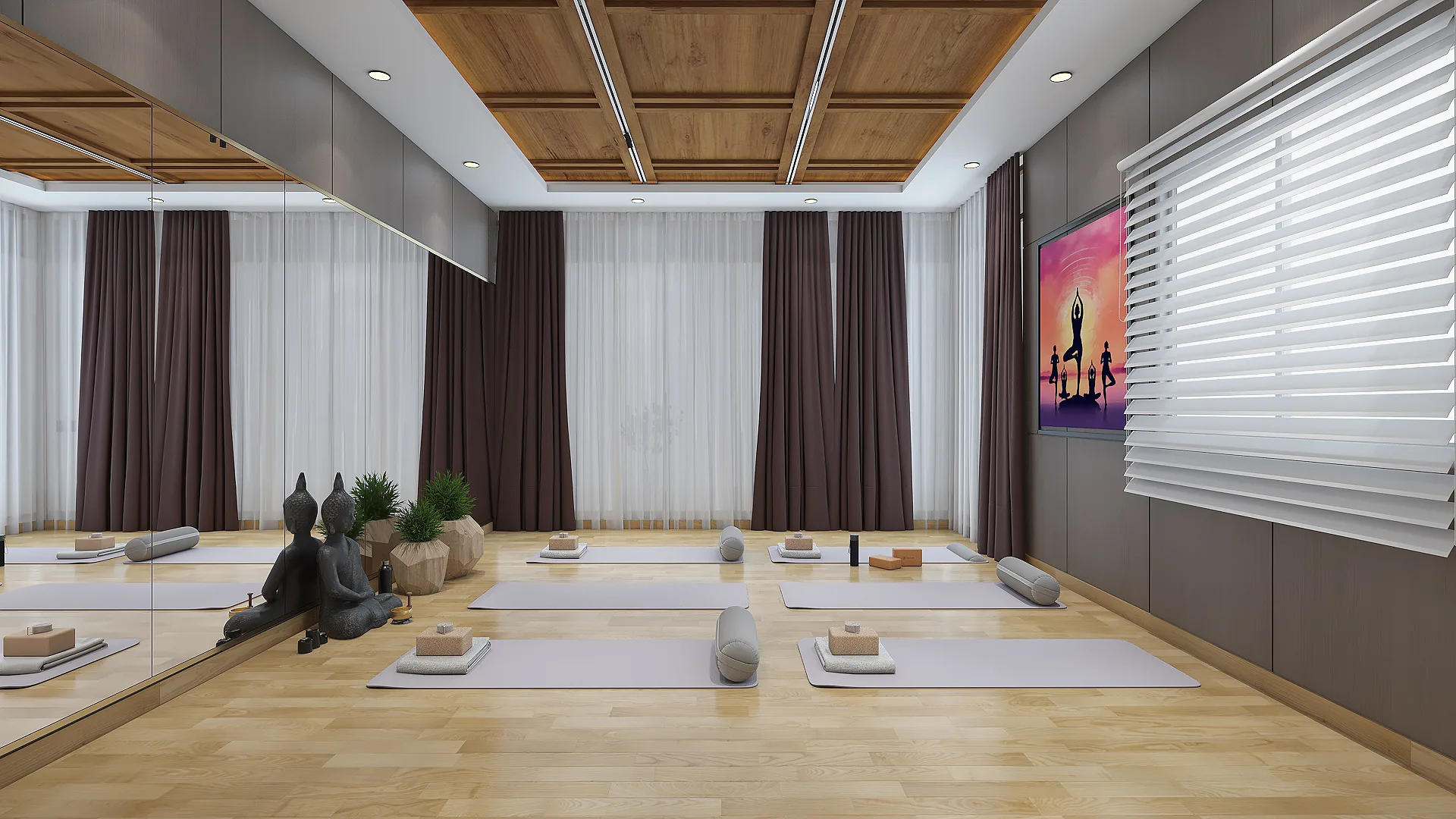 Yoga & Dance Room – Premium Villa Amenities