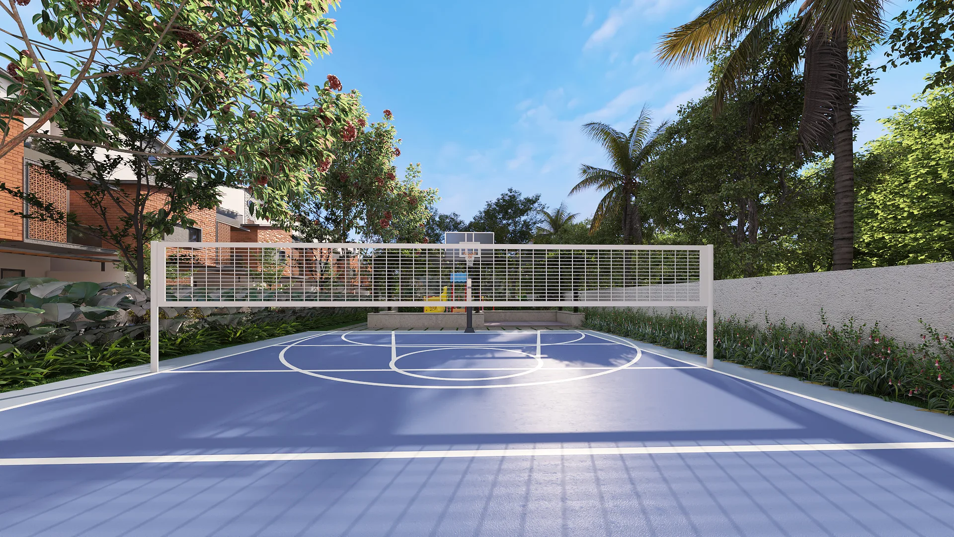 Tennis Court – Luxury Villa Community Bangalore