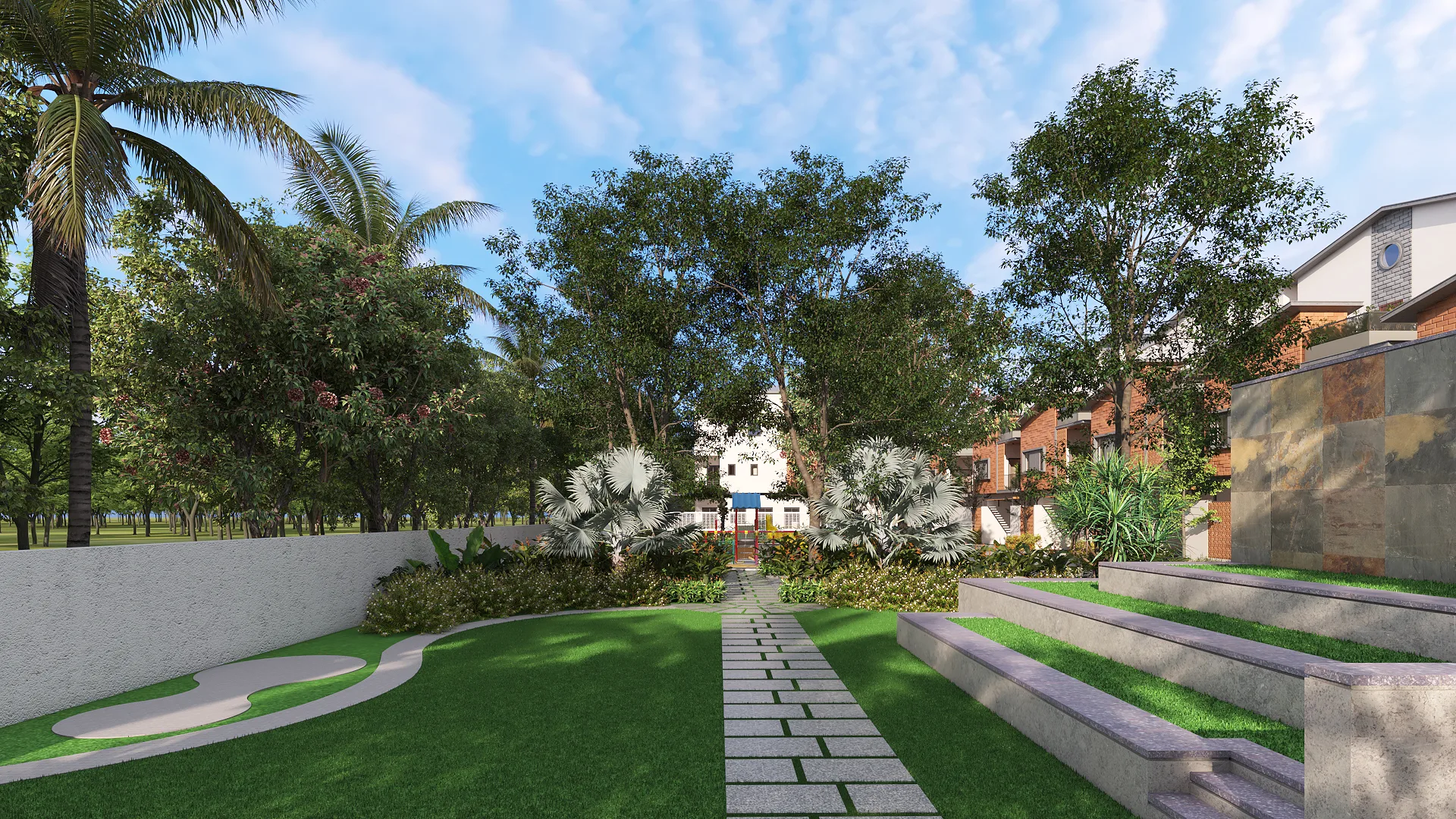 Luxury Villa Facade – Achal Developers Bangalore