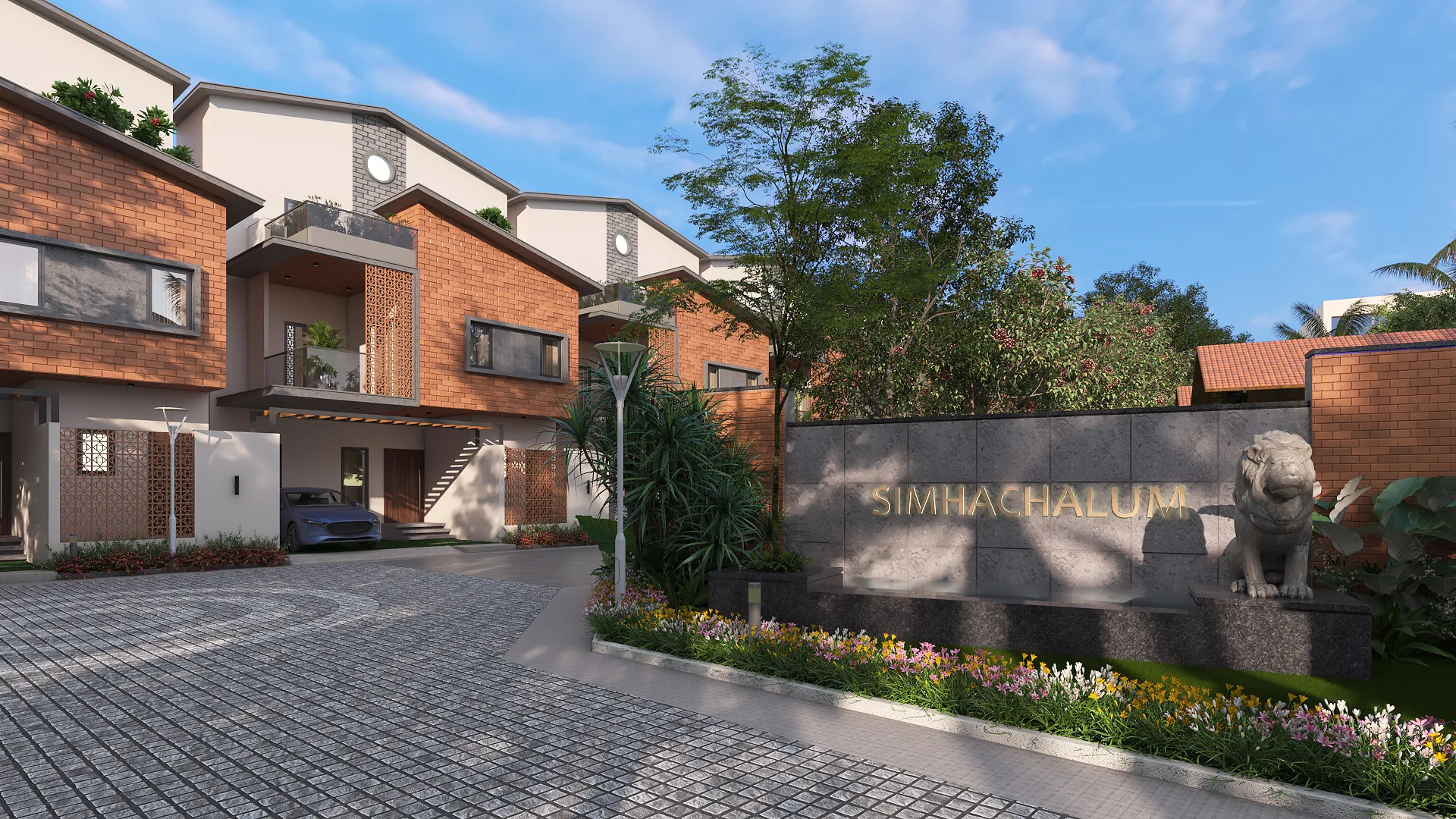 Simhachalum Villa Exterior – Luxury Gated Community Bangalore